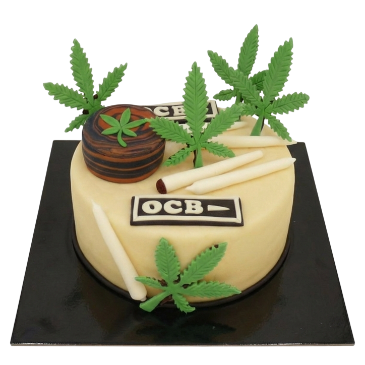 Tématický dort Zelený chillout