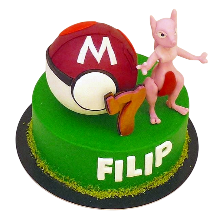 Dětský dort Pokémon - Mewtwo