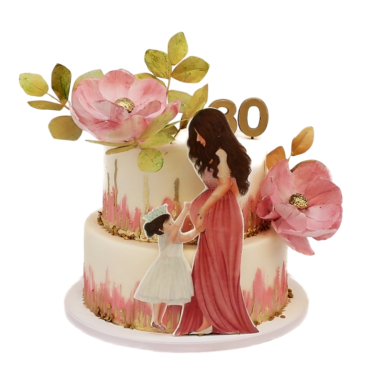 Tématický dort Mateřství