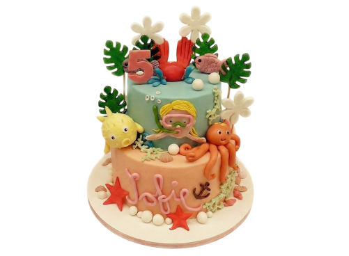 Dětský dort Moře
