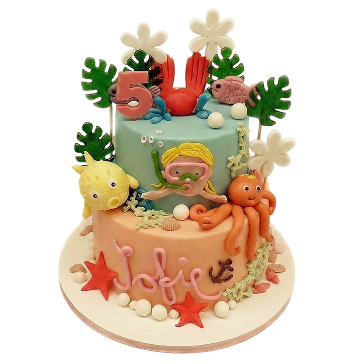 Dětský dort Moře