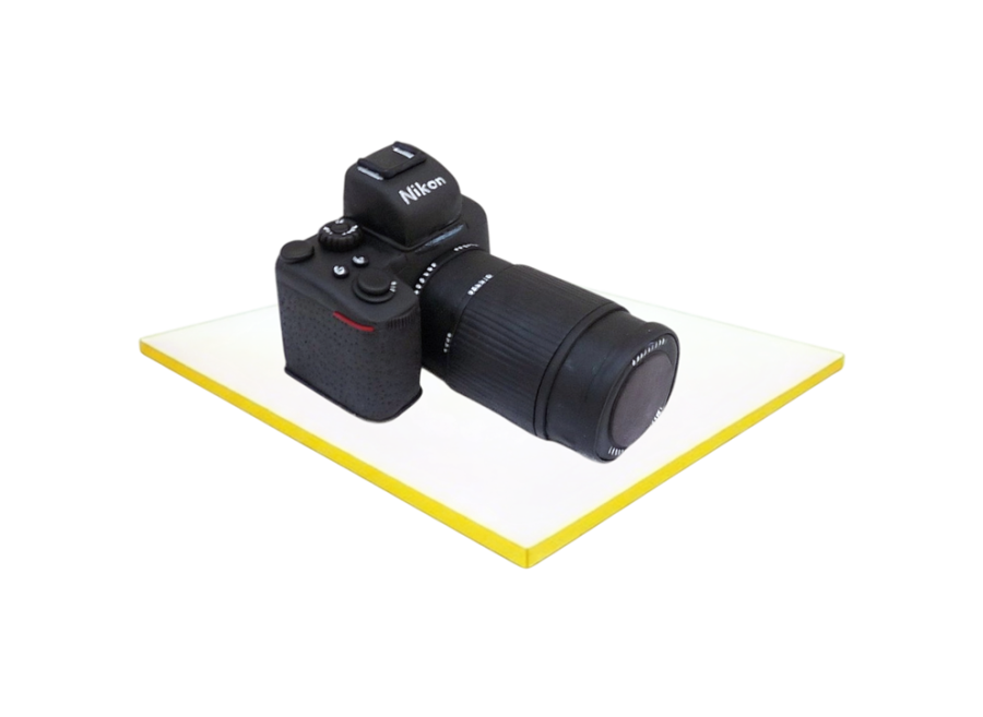 Modelovaný dort fotoaparát