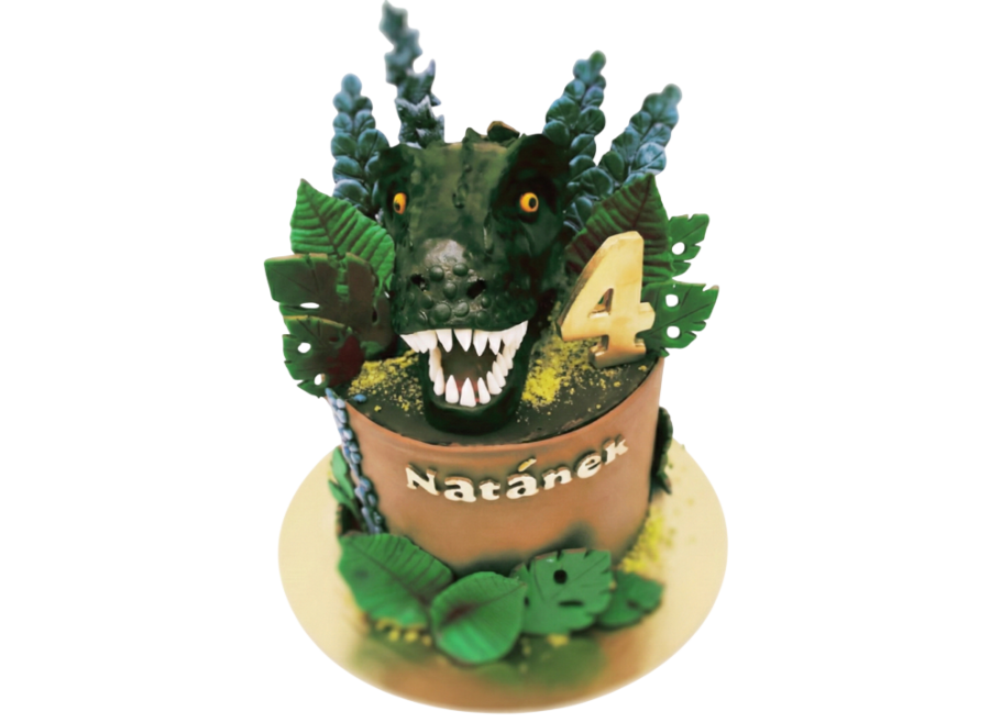 Dětský dort dinosaurus T-Rex