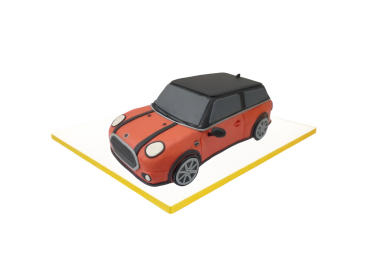Modelovaný dort auto Mini Cooper