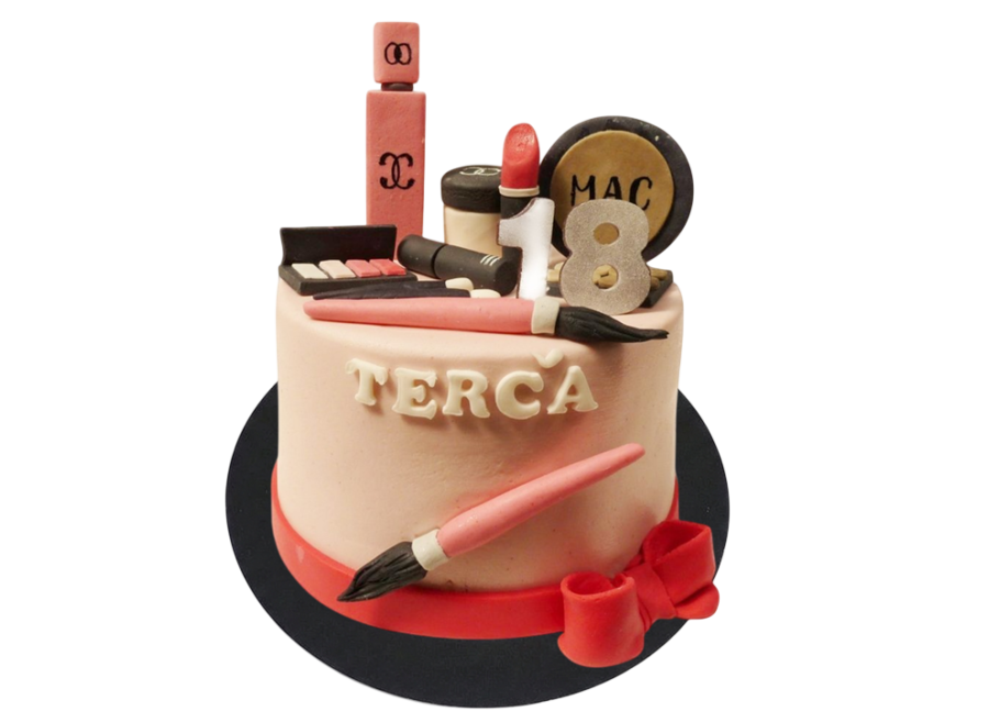 Tématický dort s kosmetikou