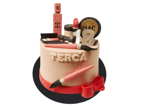 Tématický dort s kosmetikou