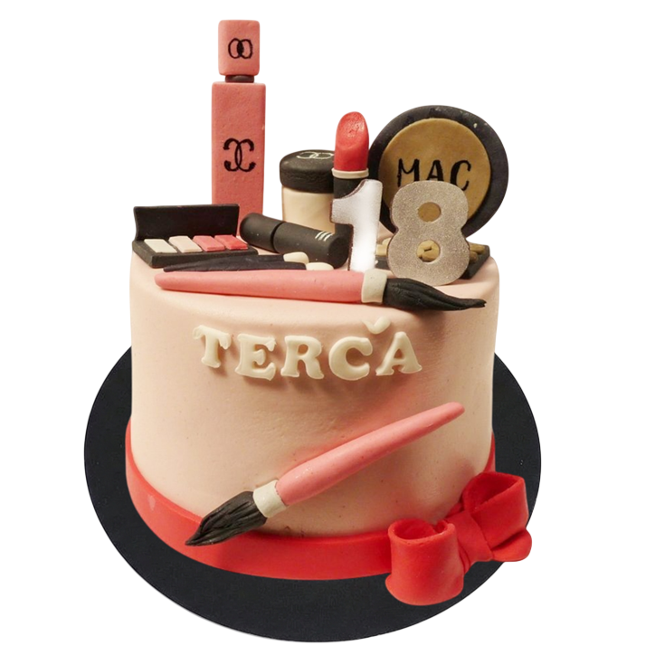Tématický dort s kosmetikou