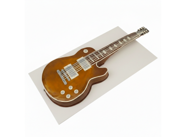 Modelovaný dort kytara