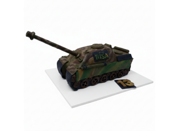 Modelovaný dort tank Jagdpanther