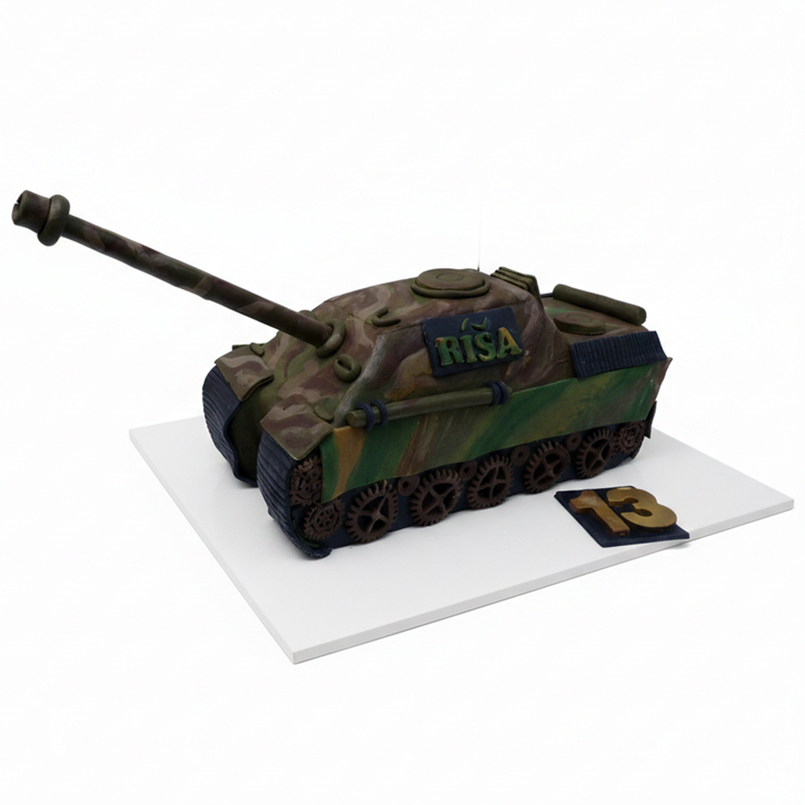 Modelovaný dort tank Jagdpanther