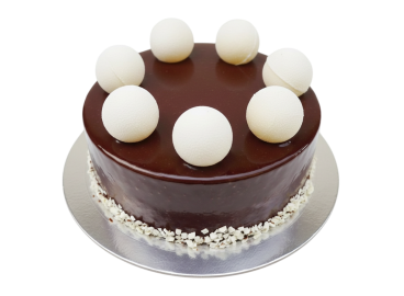 Čokoládový dort s čoko koulemi