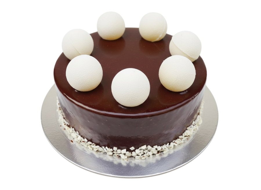 Čokoládový dort s čoko koulemi
