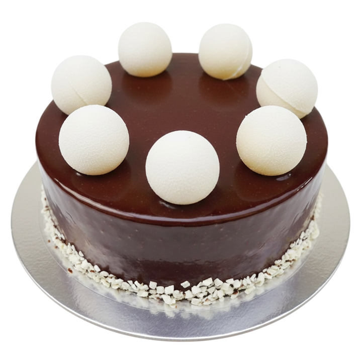 Čokoládový dort s čoko koulemi