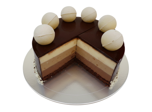 Čokoládový dort s čoko koulemi