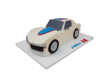 Modelovaný dort auto Chevrolet Corvette