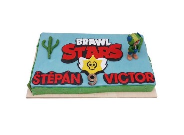 Dětský dort Brawl Stars
