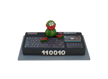 Tématický dort počítač Sinclair ZX Spectrum +2A