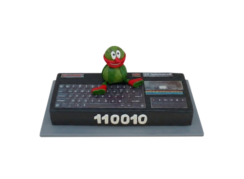 Tématický dort počítač Sinclair ZX Spectrum +2A