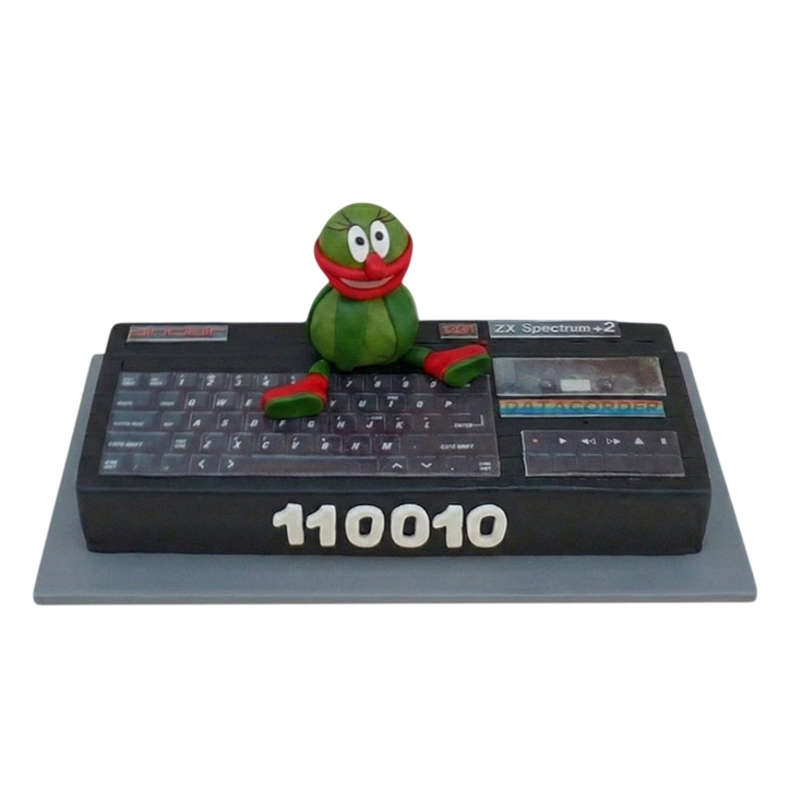 Tématický dort počítač Sinclair ZX Spectrum +2A