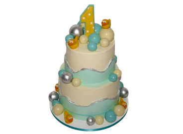 Dětský dort s kačenkami