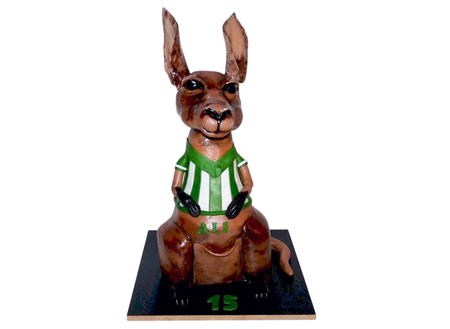 Modelovaný dort klokan Bohemians