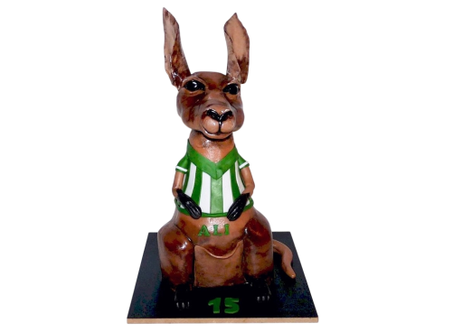 Modelovaný dort klokan Bohemians