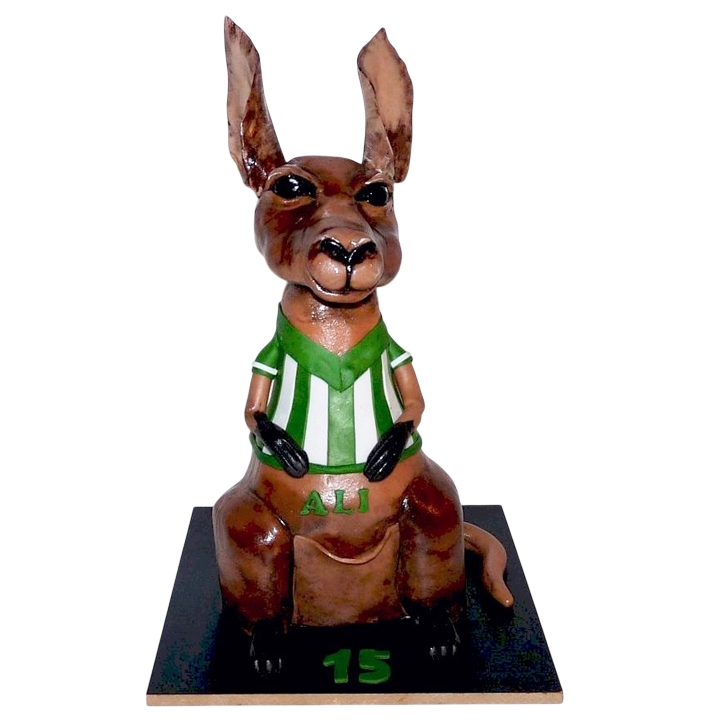 Modelovaný dort klokan Bohemians