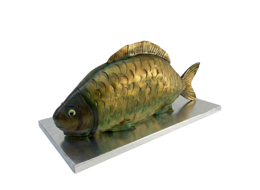 Modelovaný dort kapr