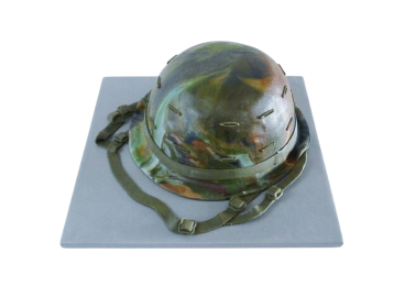 Modelovaný dort vojenská helma