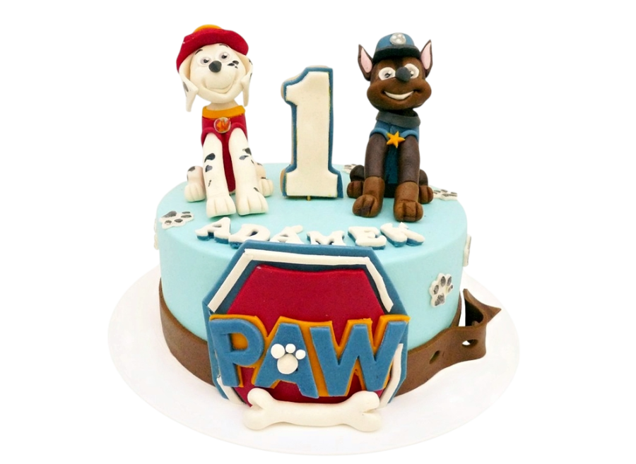 Dětský dort Tlapková patrola - Marshall a Chase