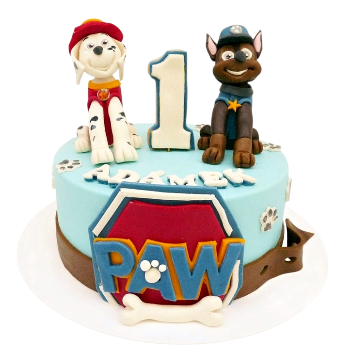 Dětský dort Tlapková patrola - Marshall a Chase