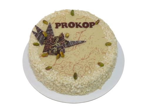 Pistáciový dort s Callebaut čokoládou