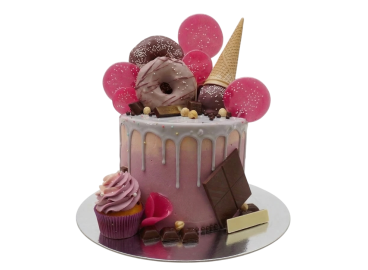 Slavnostní dort s donuty