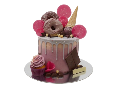 Slavnostní dort s donuty