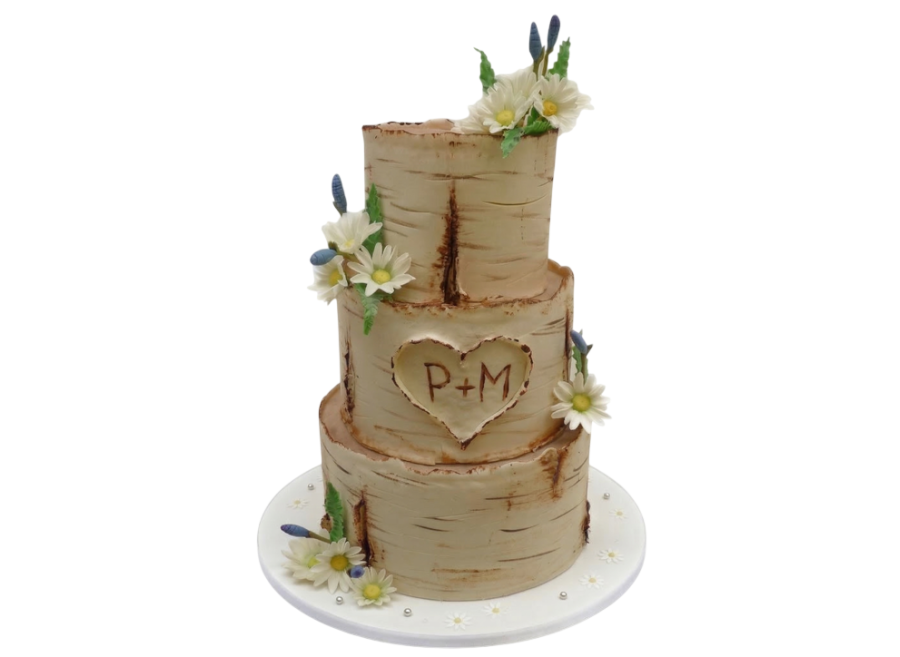 Svatební dort bříza - větší