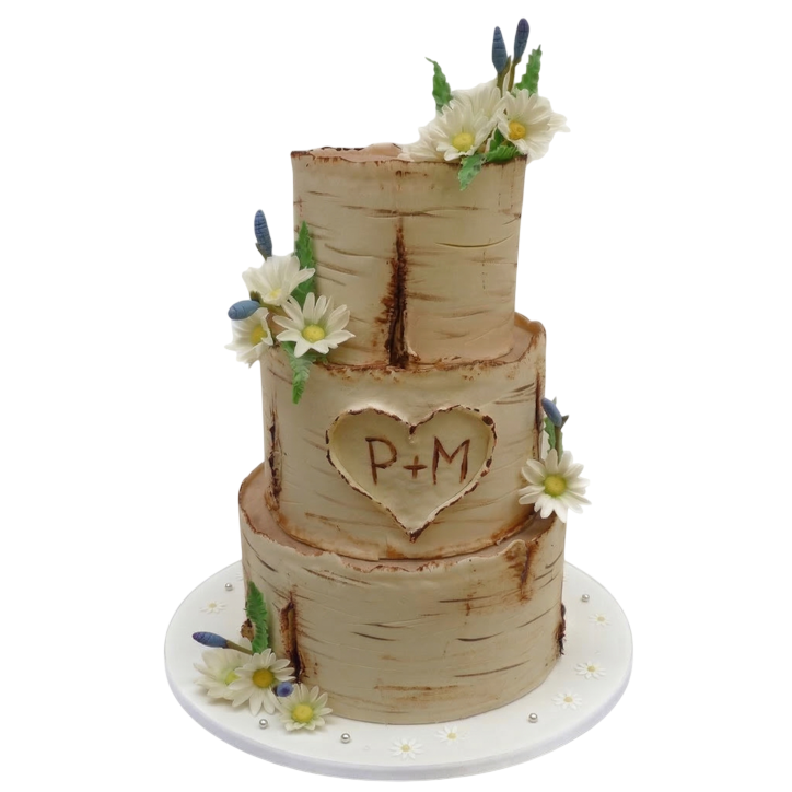 Svatební dort bříza - větší