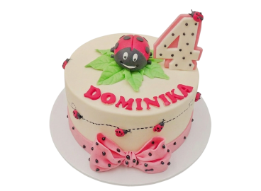 Dětský dort s beruškami