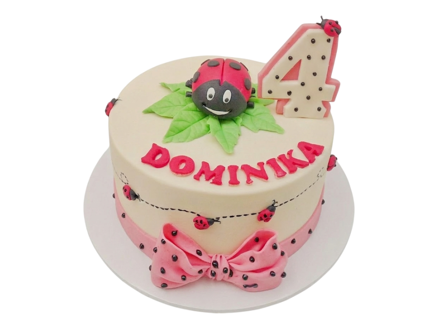 Dětský dort s beruškami