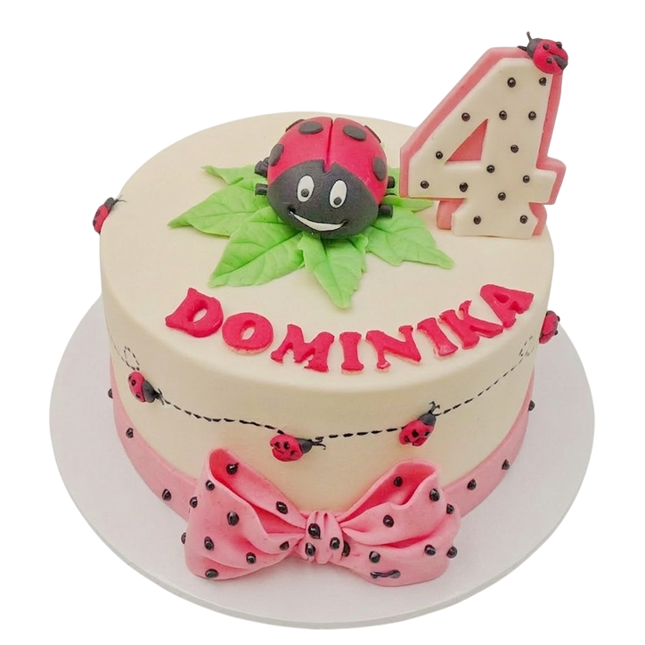 Dětský dort s beruškami