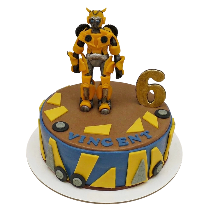 Dětský dort Transformers - Bumblebee