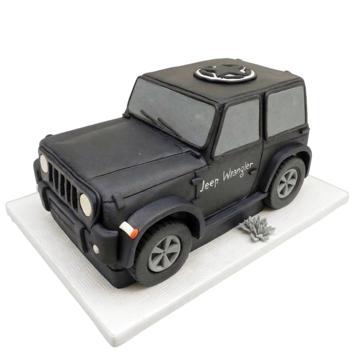 Modelovaný dort auto Jeep