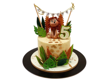 Dětský dort s lvíčkem