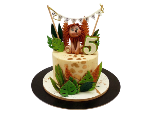 Dětský dort s lvíčkem