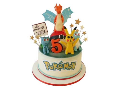 Dětský dort Pokémon - Charizard