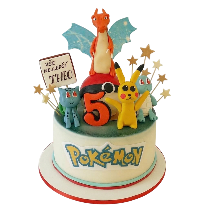 Dětský dort Pokémon - Charizard