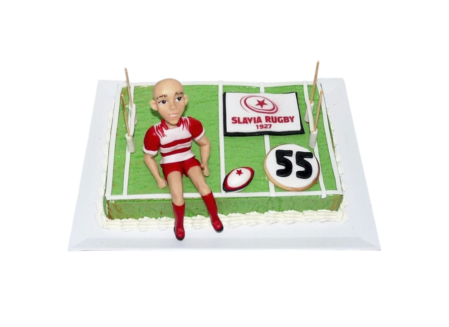 Tématický dort Rugby Club Slavia Praha