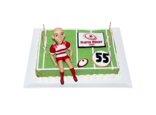Tématický dort Rugby Club Slavia Praha