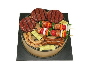 Tématický dort gril