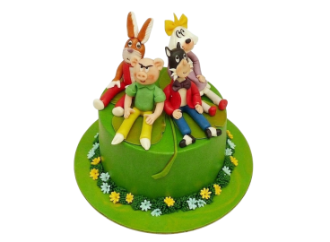 Tématický dort Čtyřlístek