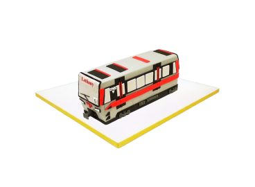 Modelovaný dort vagón metra